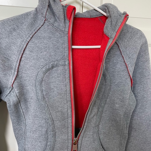 Lululemon Zippered Contrast Interior Hoodie - Picture 2 of 5